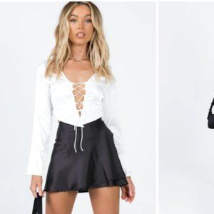 Princess Polly Skylar Mini Skirt Black